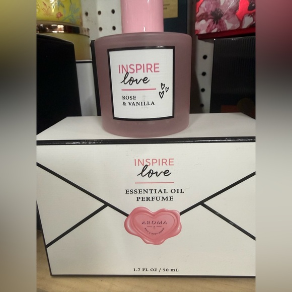 Inspire Love Rose & Vanilla Perfume NEW IN BOX - Picture 2 of 2